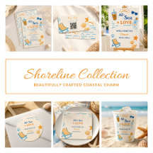 All I Sea Is Love Coastal Bold Beach Orange Suite