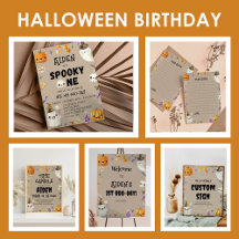 Spooky One Vintage Halloween Birthday