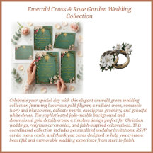 Emerald Cross & Rose Garden Wedding Collection