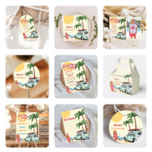 Retro Surf Birthday Party 9