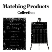 Wedding black and silver