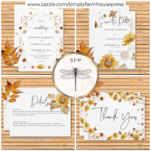 Rustic Delicate Fall Floral Wreath Wedding