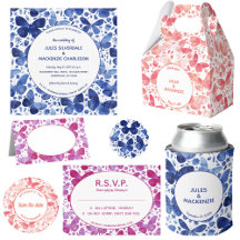 Butterfly Watercolor Wedding Collection