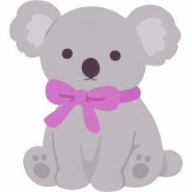 Cute Kawaii Pastel Grey Koala
