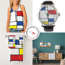 MONDRIAN III   MINIMALIST DE STIJL MODERN ART