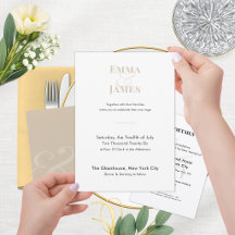 Champagne Ampersand Wedding | Modern Minimalist