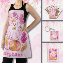 Pastel Pink Halloween Ghost