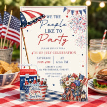 Patriotic Summer BBQ Party