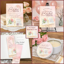 A New Chapter Begins Pink Storybook Bridal Shower