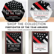 Firefighter of the Year Fire Department Awards