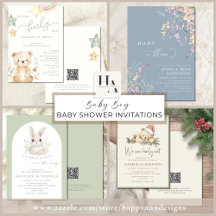 Baby Boy Baby Shower Invitations