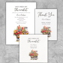 She's Fresh Off The Market Floral Bridal Shower