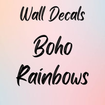 Boho Rainbow Wall Decals