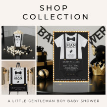 A Little Gentleman Boy Baby Shower
