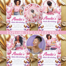 Amusement Park African American Birthday