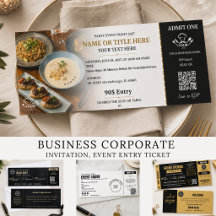 Businesses Corporate Gala Company Event Ticket