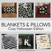 Cozy Halloween Blankets and Pillows