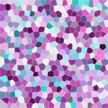 Rainbow Glitter Mosaic No. 01