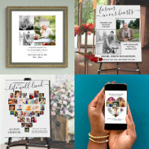 Funeral Memorial Boards, Posters and Signs