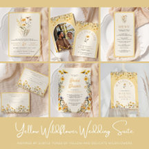 Yellow Wildflower Wedding Suite