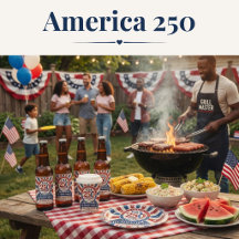 America 250 Party Invitations & Decorations