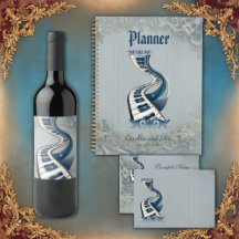 Elegance in piano keys and blossoms. 