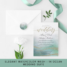 Awash Elegant Watercolor - In Ocean