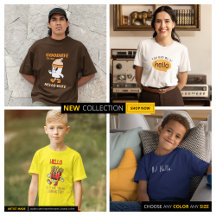 Hi and Hello Theme Typography Tops & T-Shirt