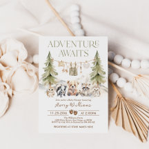 Woodland Adventure Awaits Baby Boy Shower