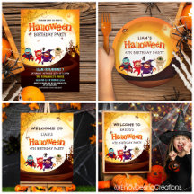 Cute Halloween Birthday Party Kids