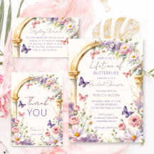 Lifetime of butterflies summer bridal shower