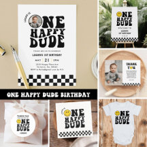 One Happy Dude Birthday