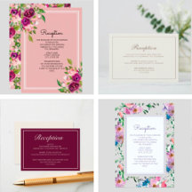 WEDDING RECEPTION INVITATIONS 