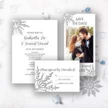 Winter Snowflakes Wedding