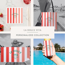 La Dolce Vita Amalfi Coast Cabana Stripe 