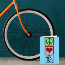 Peace Love Cycling Gifts for a Cyclist