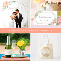 Perfect Peach Wedding Collections