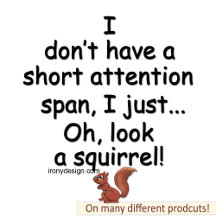 Short Attention Span Squirrel