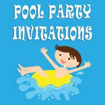 Pool Party Invitations 
