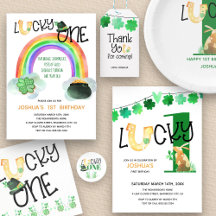 Lucky One - Irish Theme First Birthday