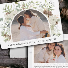 Christmas Modern Cottagecore Botanical Greenery