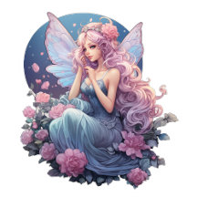 Enchanted Blossoms: Fairy-Themed T-Shirt