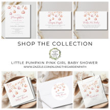 Little Pumpkin Pink Girl Baby Shower