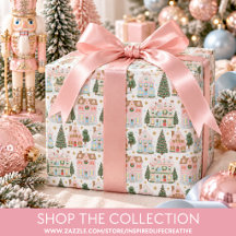 Cute Festive Whimsical Pastel Christmas Collection