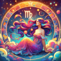 Beautiful Virgo Woman   Horoscope Art