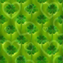 St Patrick's Day Clover 4 Lists Modern Collection