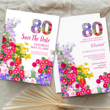Celebrate 80: Invitations & Party Supplies