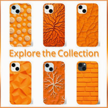 Orange Color iPhone Cases