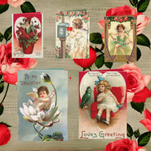 Vintage Valentine cards