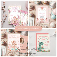 Girls' Birthday Invitations